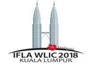 IFLA WLIC 2018 logo - skyscrapers with words IFLA WLIC