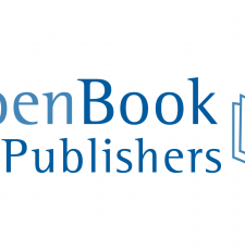 Logo image of open book.