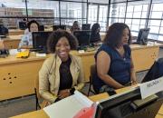 Public librarians in Namibia during an EIFL-PLIP training-of-trainers session.