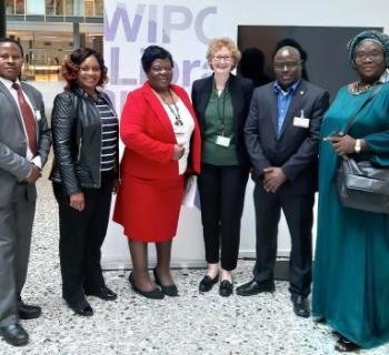 EIFL's team at the 39th meeting of the WIPO Standing Committee on Copyright and Related Rights (SCCR/39) in 2020.