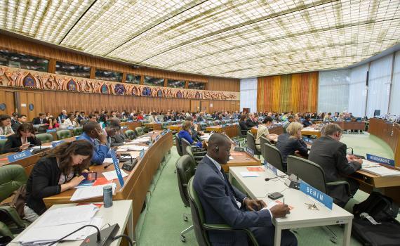 Standing Committee on Copyright and Related Rights in session at the World Intellectual Property Organization (WIPO). Photo credit: WIPO