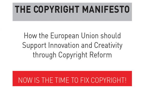 A banner saying "Now is the time to fix Copyright"