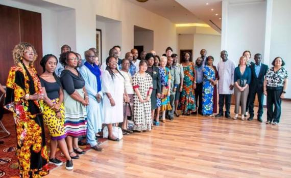 Librarians and representatives of RENs at the workshop in Ghana in March 2019. Librarians and representatives of RENs at the workshop in Ghana in March 2019.