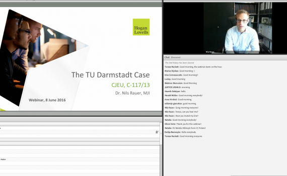 Screengrab of TU Darmstadt webinar presentation
