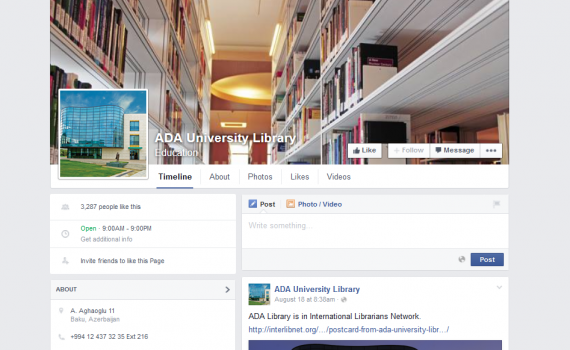 Facebook Business Account - Rasayel Library